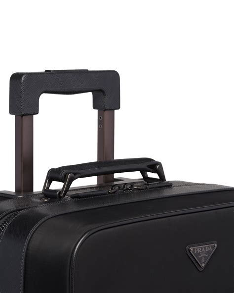 prada leather trolley